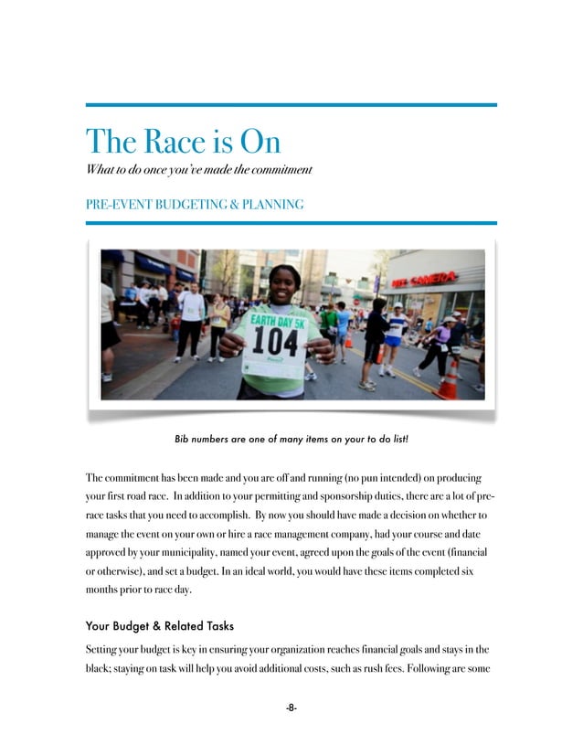 Race Director Handbook