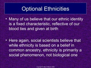 Race and Ethnicity: The Social Construction | PPT