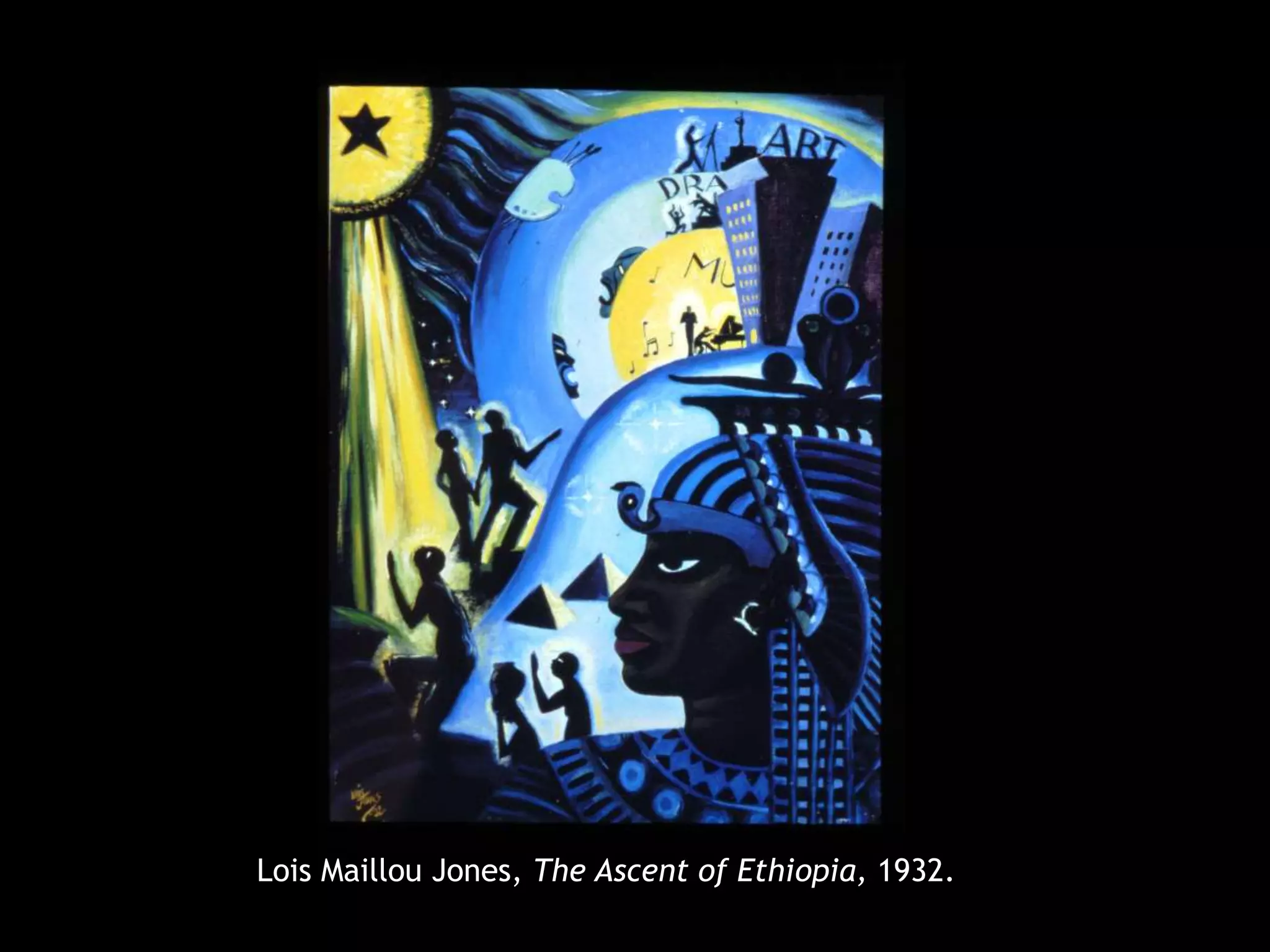 Lois Maillou Jones, The Ascent of Ethiopia, 1932. 
 