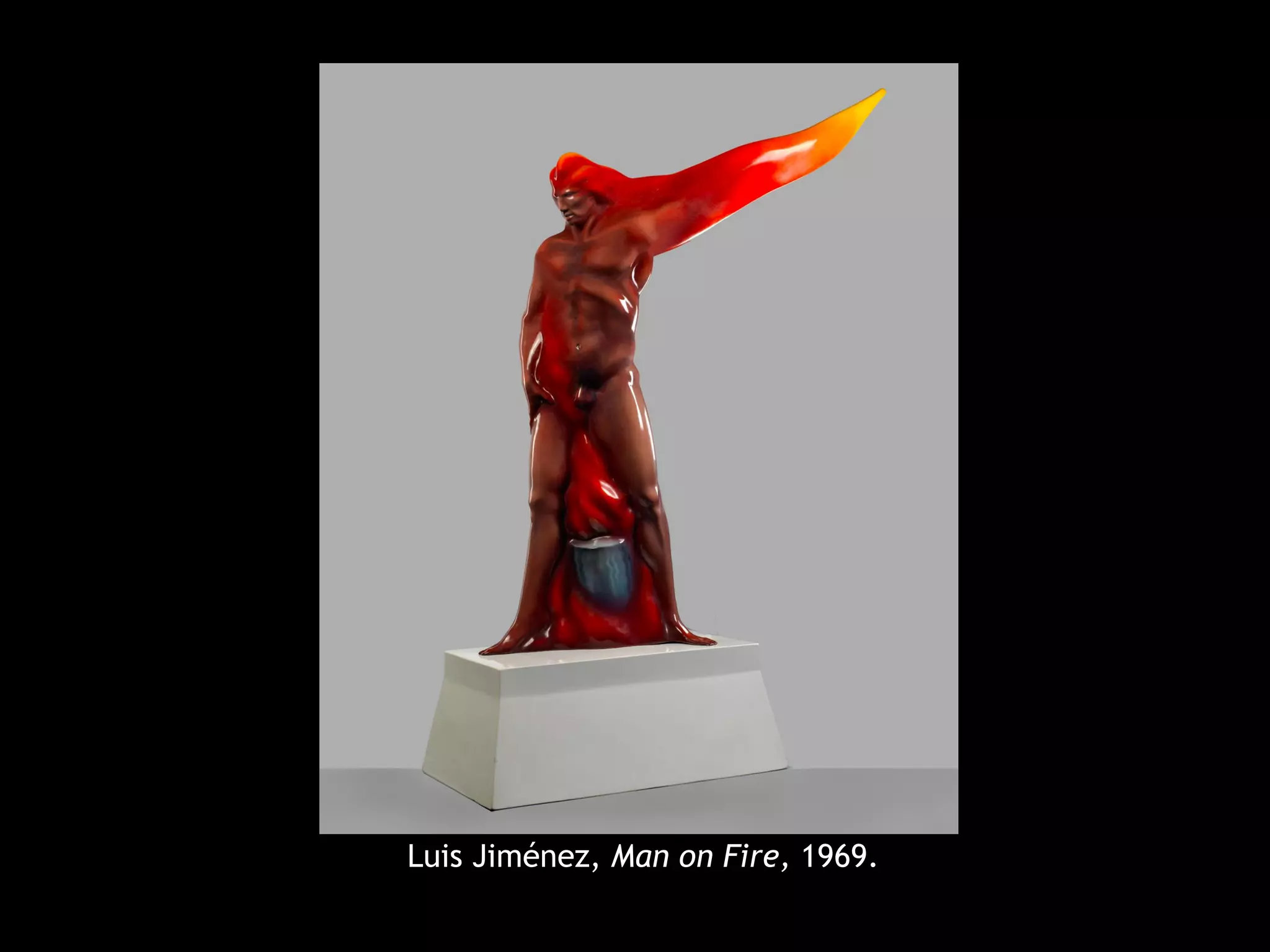 Luis Jiménez, Man on Fire, 1969.