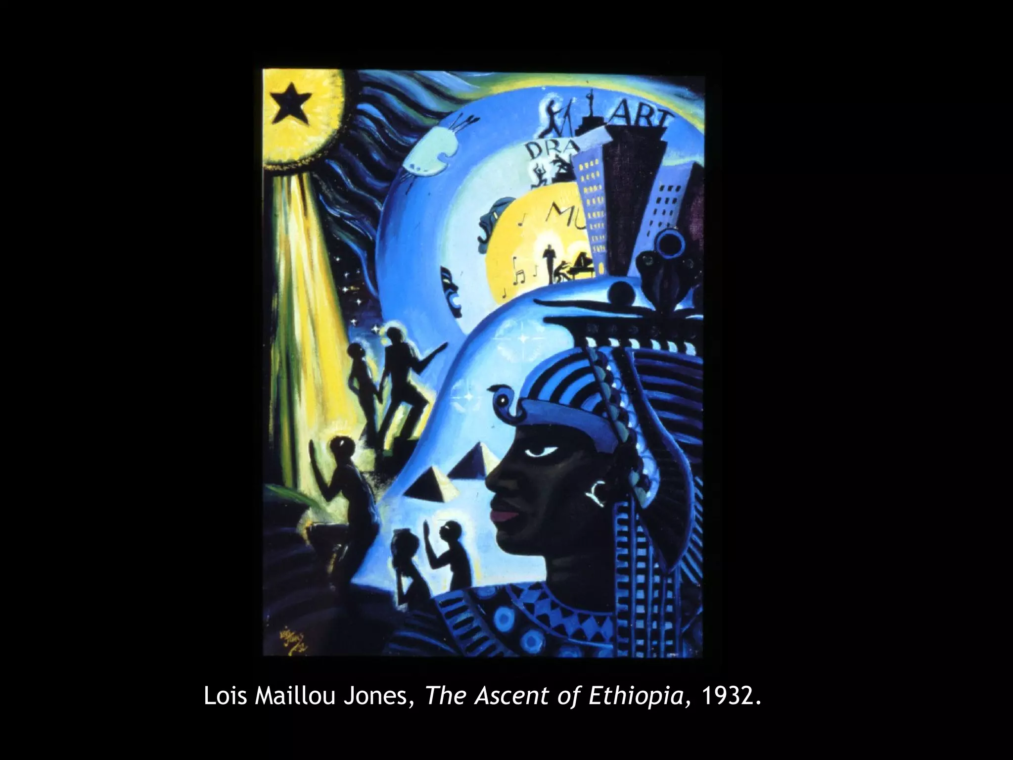 Lois Maillou Jones, The Ascent of Ethiopia, 1932.