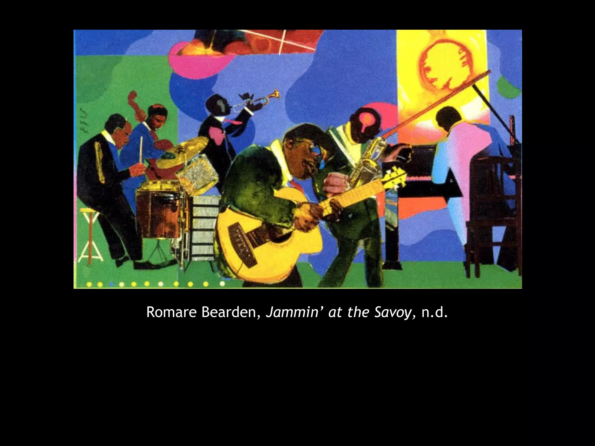 Romare Bearden, Jammin’ at the Savoy, n.d.