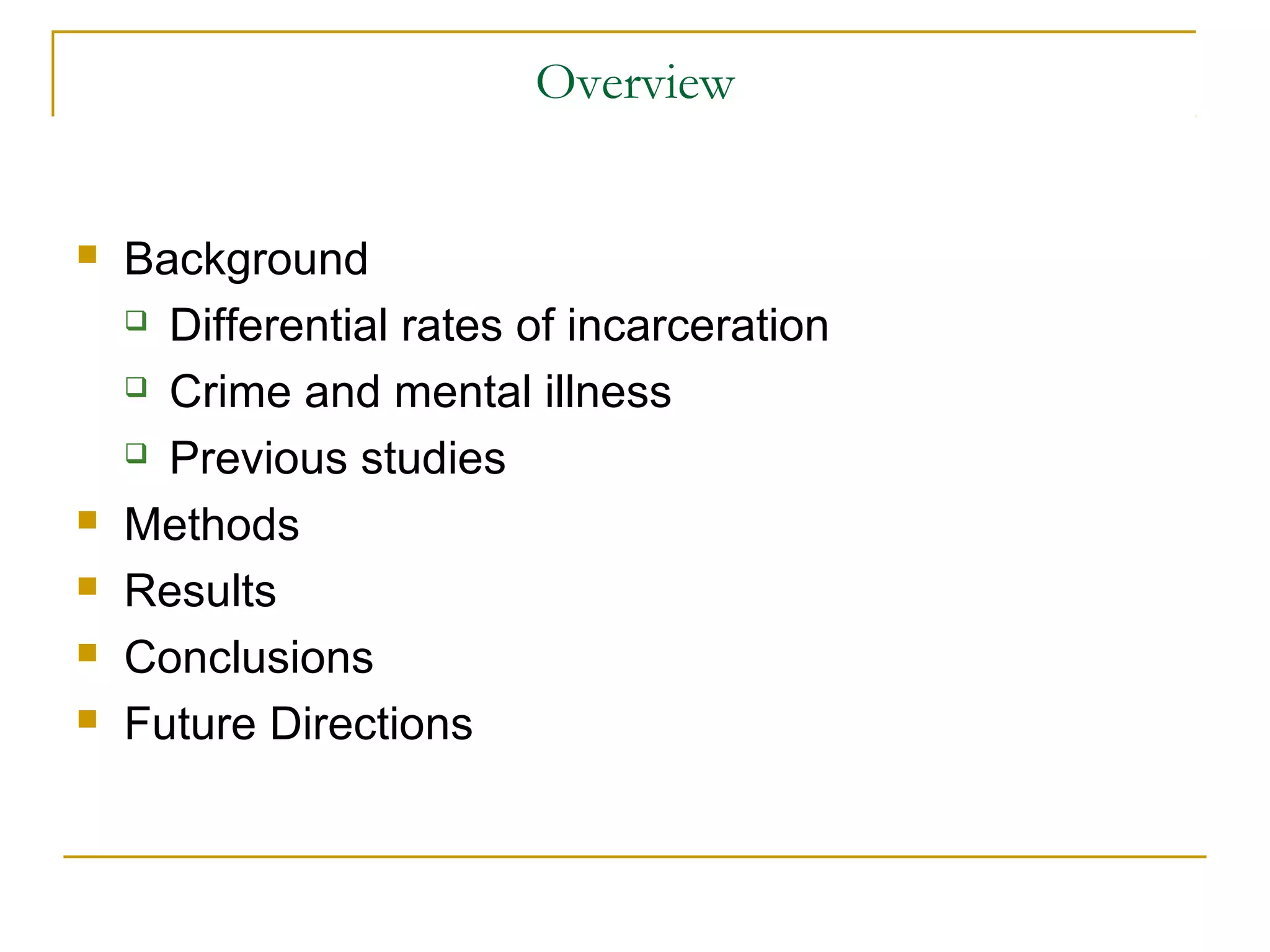 Lewisville Jail Inmates: The Role Of Mental Health Treatment - 5uif3q3