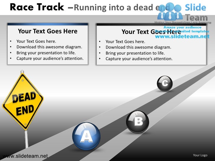 Race Track With Spheres Playrs Winning Powerpoint Presentation Templa race-track-with-spheres-playrs-winning-powerpoint-presentation-templa
