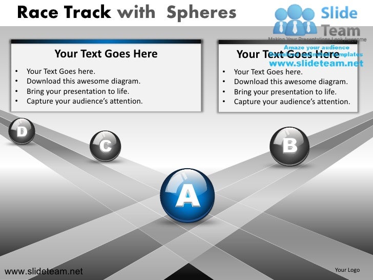 Race Track With Spheres Playrs Winning Powerpoint Presentation Templa Race Track With Spheres Playrs Winning Powerpoint Presentation Templa