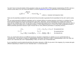 Ra Rnti Equation Zerocorrelationzoneconfig: Zero Correlation Zone Sequence – SZHSO