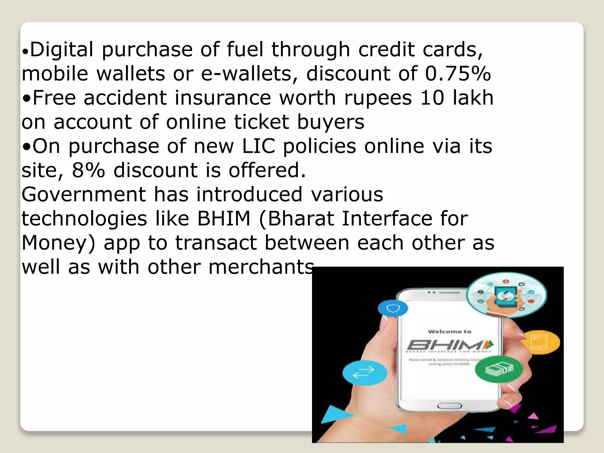Indian cashless transaction ppt | PPTX