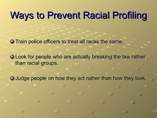 Racial profiling | PPT