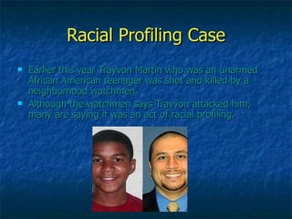 Racial profiling