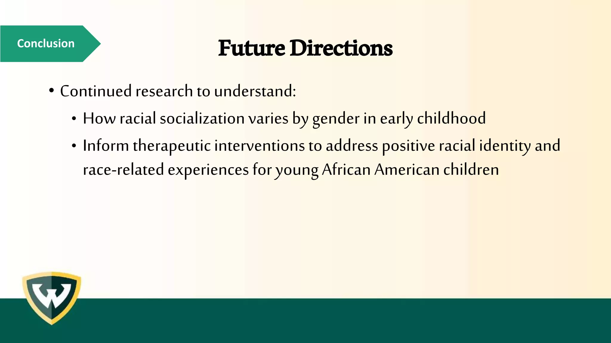 Representation Through Racial Socialization in Early Childhood | PPTX