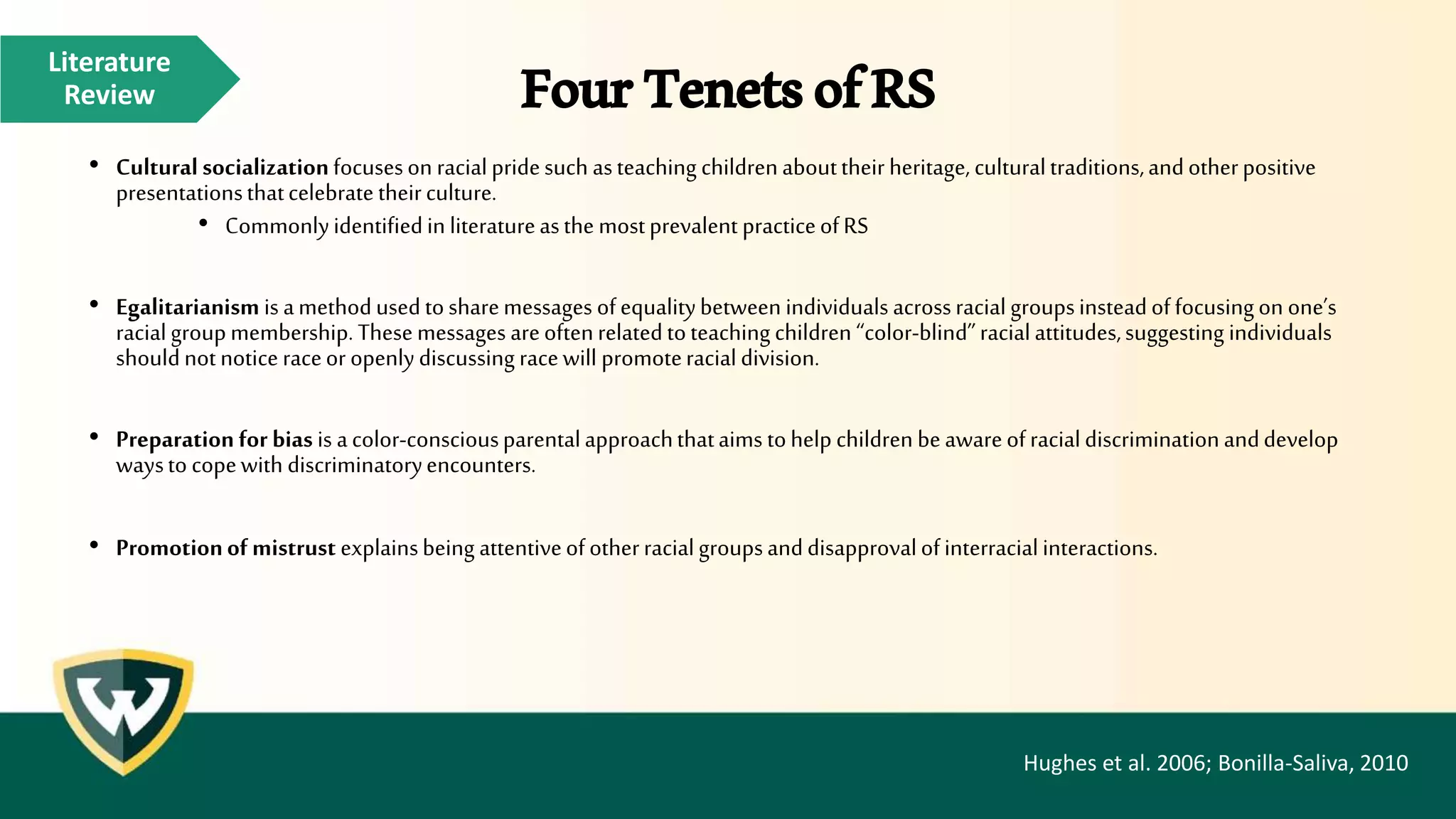 Representation Through Racial Socialization in Early Childhood | PPTX