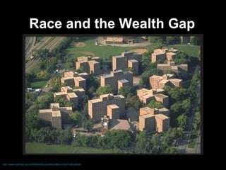 Race and the Wealth Gap http://www.nytimes.com/2009/04/28/us/politics/28poll.html?ref=politics 