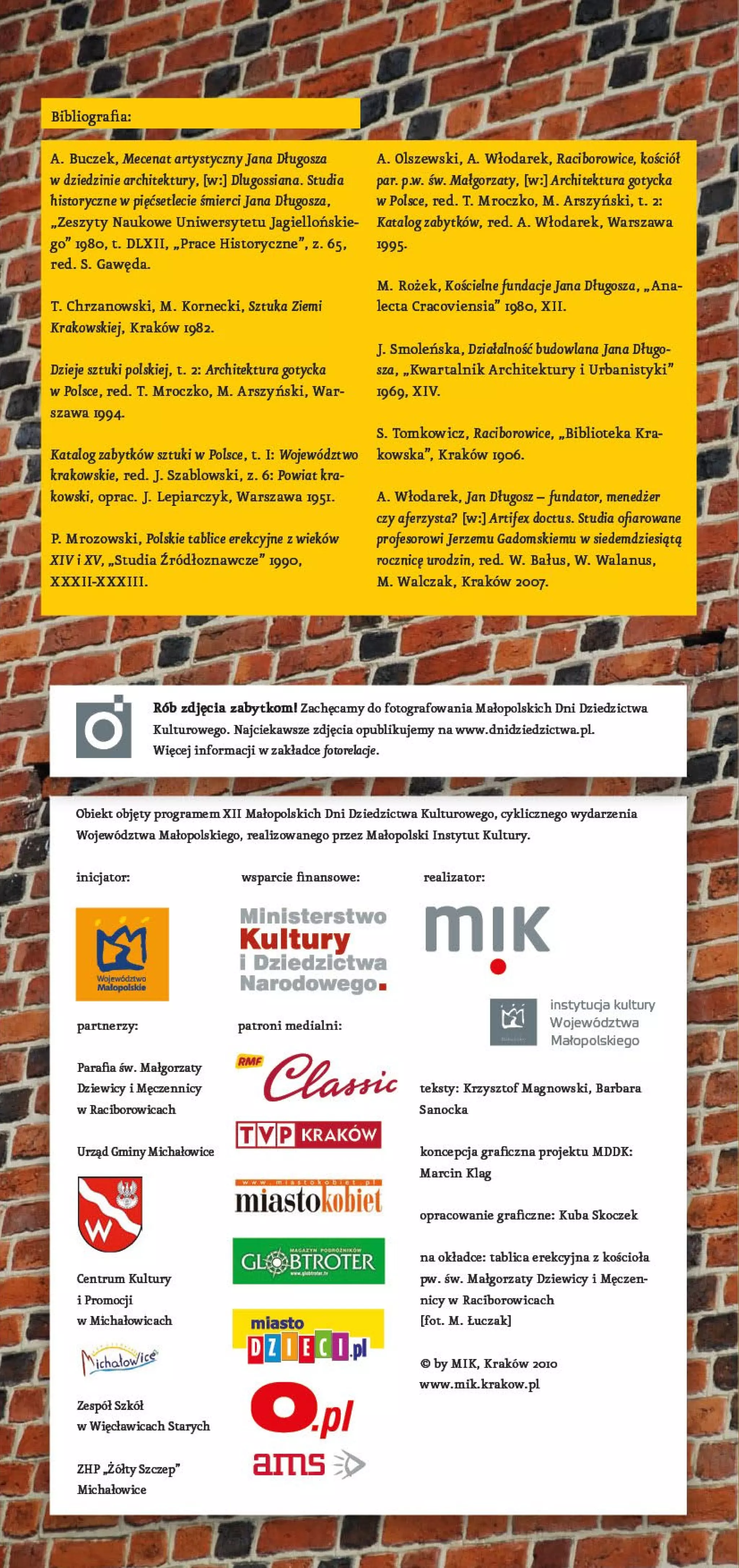 KOŚCIÓŁ PW. ŚW. MAŁGORZATY DZIEWICY I MĘCZENNICY W RACIBOROWICACH (przewodnik)