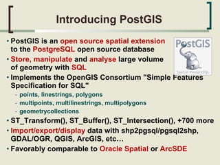 Stockage, manipulation et analyse de données matricielles avec PostGIS ...