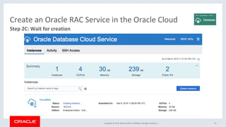 Oracle Rac Best Practice Oracle RAC in the Oracle Cloud | PDF