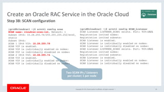 Oracle Rac Listener Oracle RAC in the Oracle Cloud | PDF