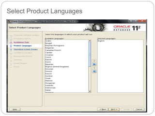 Select Product Languages
 