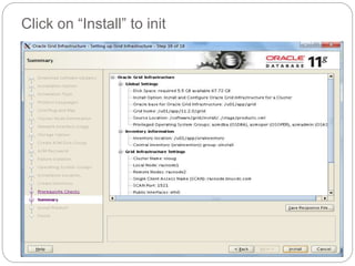 Click on “Install” to init
 