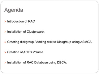 RAC-Installing your First Cluster and Database