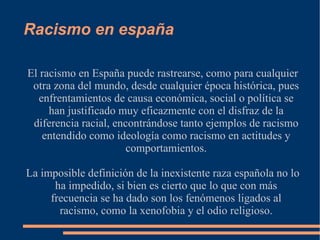 Este “privilejio balnco” frecuentemente pasa inadvert ido porque se ha interiorizado e integrado como parte del punto de vista que uno tiene en el mundo, a traves de la constumbre, el habito y la tradicion. 