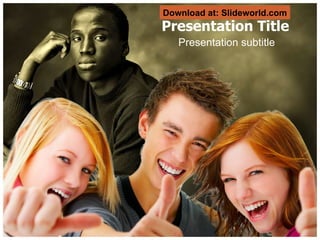 Presentation Title Presentation subtitle Download at: Slideworld.com 