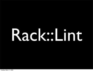 Rack Middleware