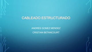 ANDRES GOMEZ MENDEZ
CRISTIAN BETANCOURT
 