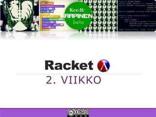 Racket
2. VIIKKO
 