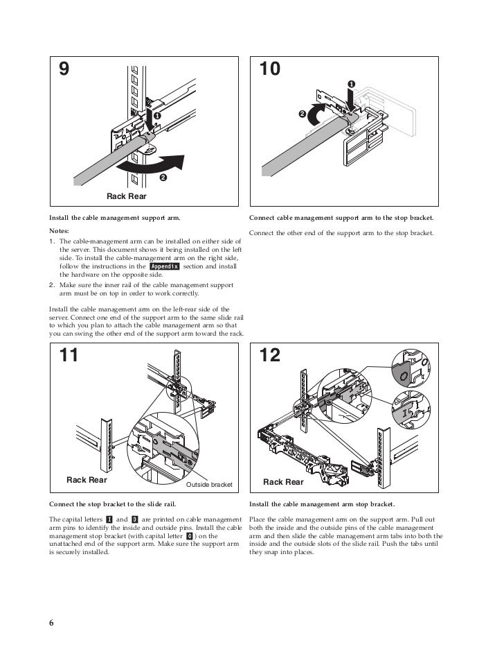 Rack install x3650 m4
