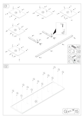 01   E                                              E                                             E

                                                                E                                          E
                  E
         04                                             03                                            07


                                                                                                  E
                                                                                                               E


     E                                                                                    D

                  E
         06                                                                                   C

                                                                09       D
     E                                                                       C


                  E                         D
                                      13
                                                C
                                                                                     10
     E


                  E
                                                                                                       A            42
         05
                                                                                                       C            02
     E
                                                                                                       D            02
                  E
                                                                                                       E            16
02                                                                               G
                                                                                     G
                                                            G                                 G
                                                                     G
                                      G                                  G
                                                G
                          G                             G
                              G
                                  G
     G
              G
                      G

                                           01



                                                                                                  G                15
 