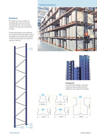 Componentes Del Rack Rack selectivo | PDF