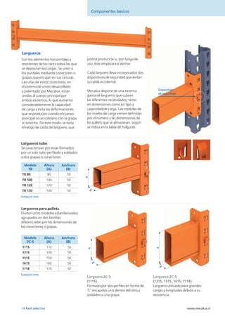 Componentes Del Rack Rack selectivo | PDF