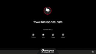 www.rackspace.com
Connect with us
Facebook Twitter Google LinkedIn
26
 