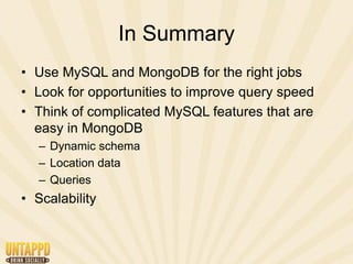 Pre-Aggregated Analytics And Social Feeds Using MongoDB