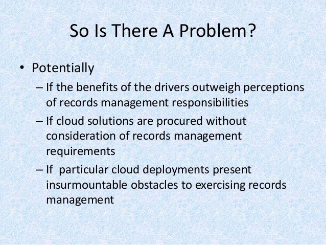 NARA's FAQ and Bulletin on Cloud Computing