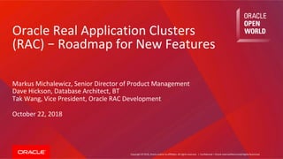 Oracle RAC - Roadmap for New Features | PDF | Databases | Computer ...