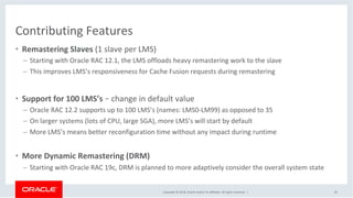 Oracle Rac Lms Process Oracle RAC - Roadmap for New Features | PDF