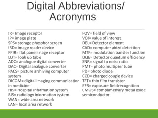Rad 206 p05 Fundamentals of Imaging - Fluoroscopy | PPT