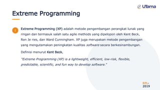 Rad, Agile & Extreme Programming | PPSX