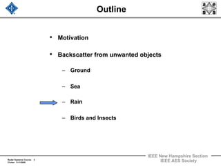 radar 2009 a 12 clutter rejection basics and mti | pdf... Radar 2009 a 10 radar clutter.2pdf