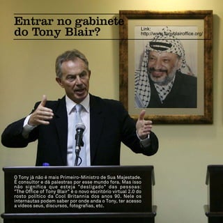 Link:
http://www.tonyblairoffice.org/
 