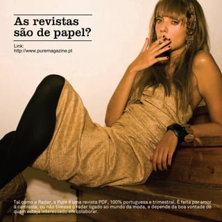 Link:
http://www.puremagazine.pt
 