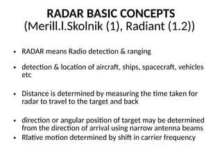 Basic Radar System Block Diagram consists of a transmitter and a ...