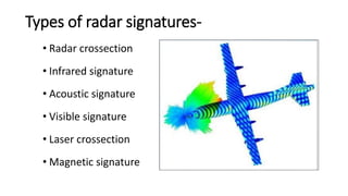 Radar Crossection Area Reduction Techniques Presentation PDF Radar Crossection Area Reduction Techniques Presentation PDF