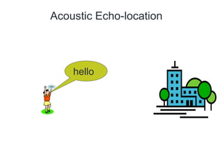 hello
Acoustic Echo-location
 