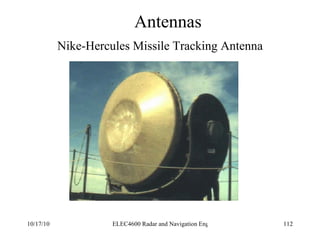 Antennas Nike-Hercules Missile Tracking Antenna 