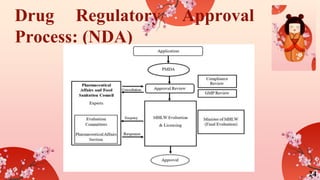 Drug Regulatory Approval
Process: (NDA)
24
 