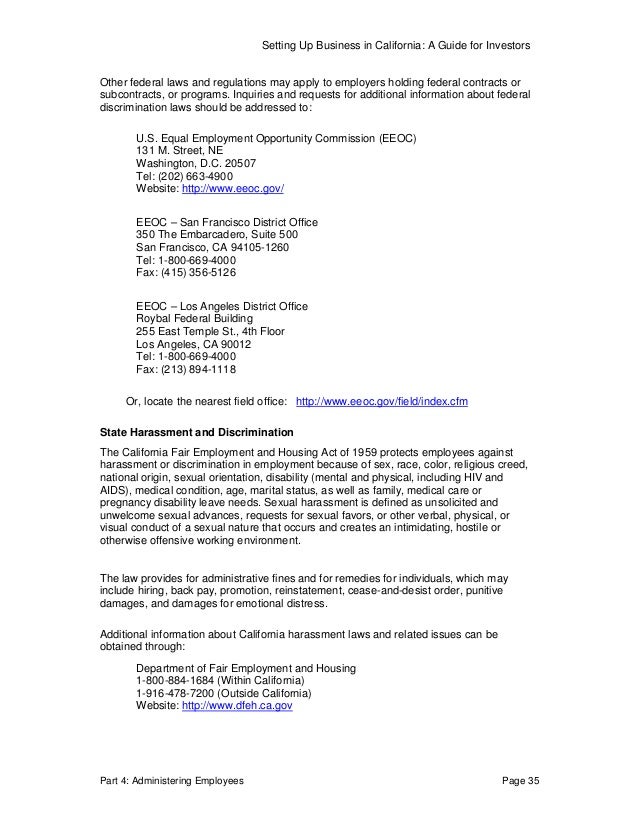 Business Guide Of California 2012