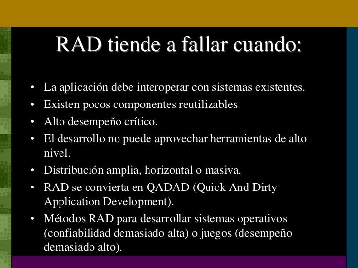 Rad (desarrollo rápido de aplicaciones)