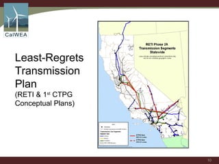 Least-Regrets Transmission Plan  (RETI & 1 st  CTPG Conceptual Plans) 